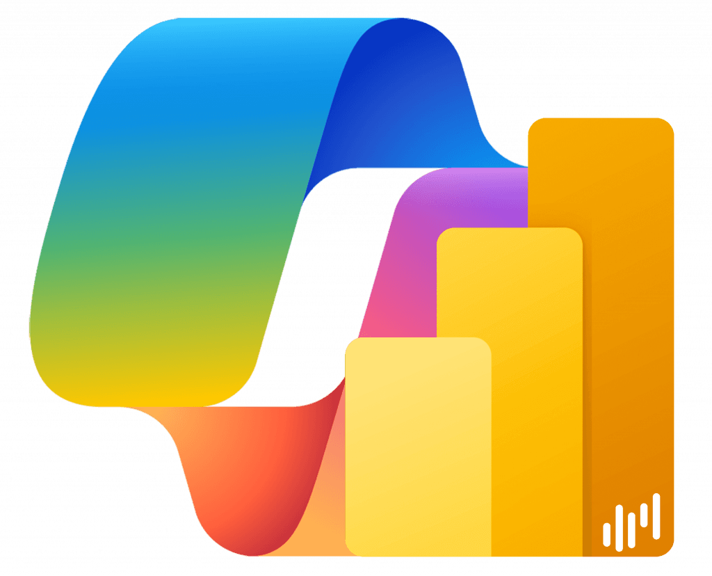logos de copilot y power bi